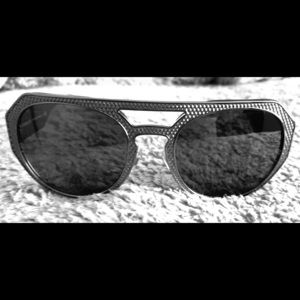 COPY - Versace 2175 metal mesh sunglasses in gunm…